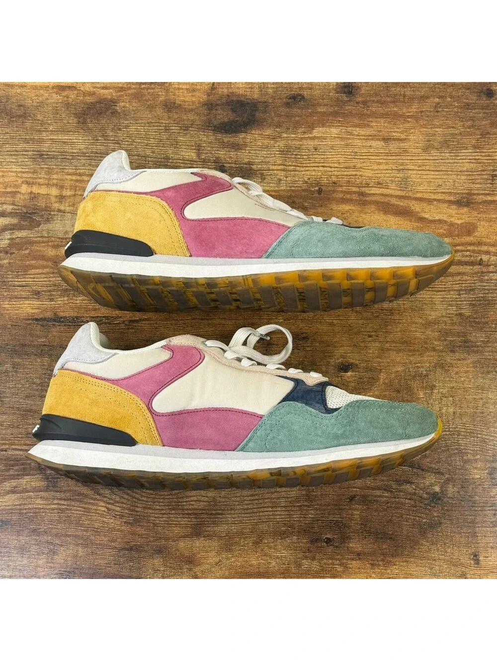 HOFF Montreal Man Colorblock Suede Sneakers Sz 11 Mens Retro Multicolor Shoe